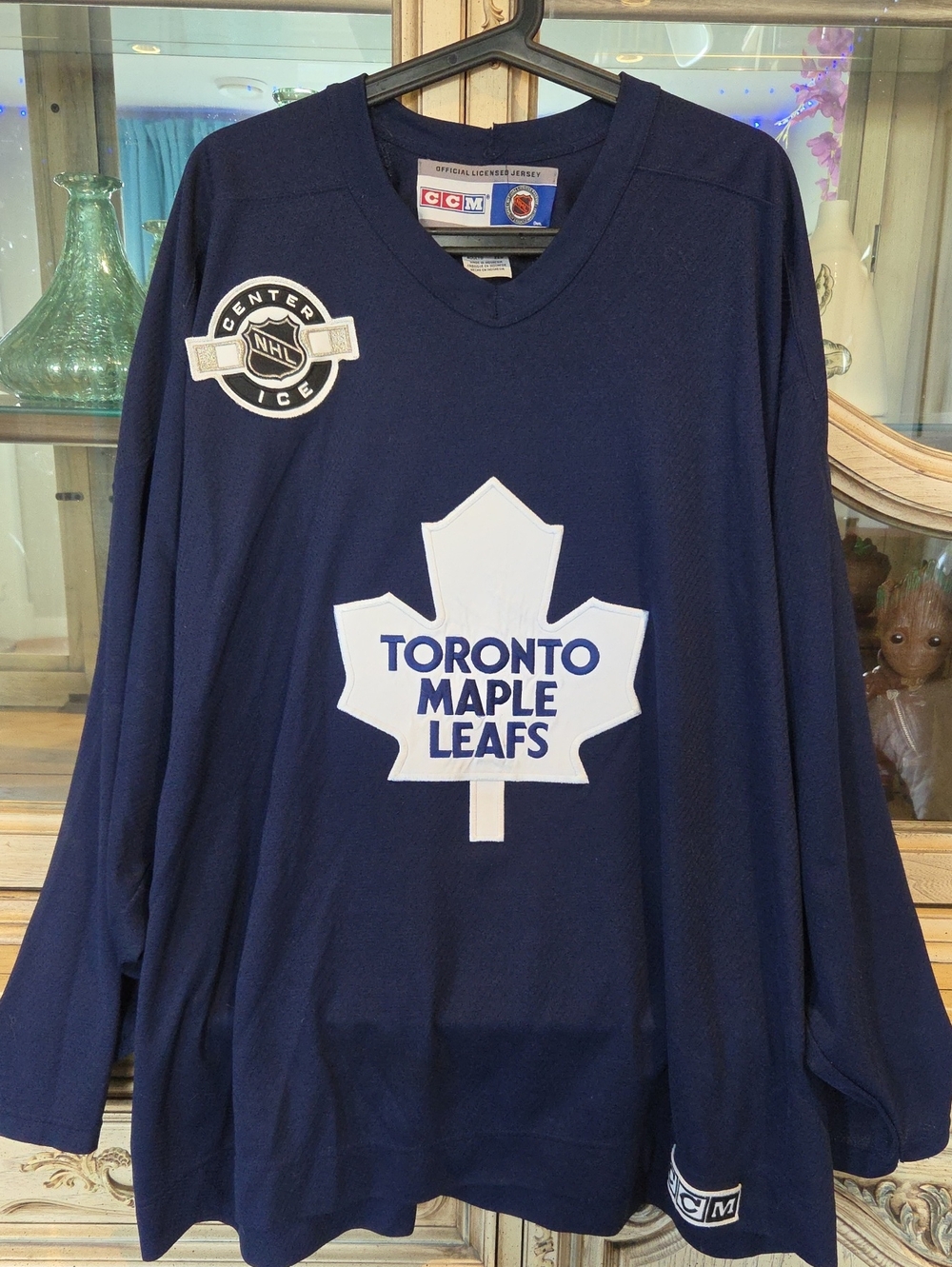 Vintage 90s CCM Toronto Maple Leafs NHL Center Ice Practice Jersey XXL